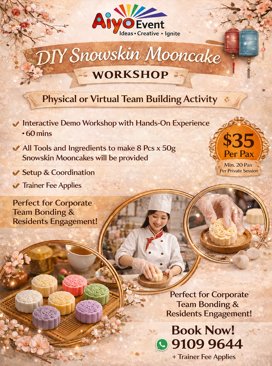 DIY Snowskin Mooncake